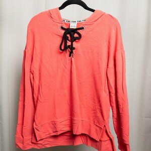 Victoria's Secret PINK pullover hoodie in coral